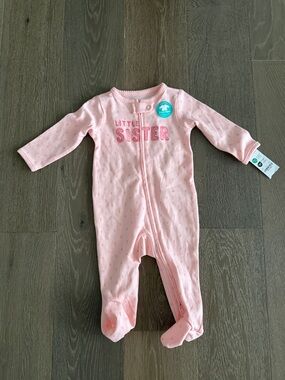 Carters Little Sister Onesie. Size:3-6 Months. NWT.